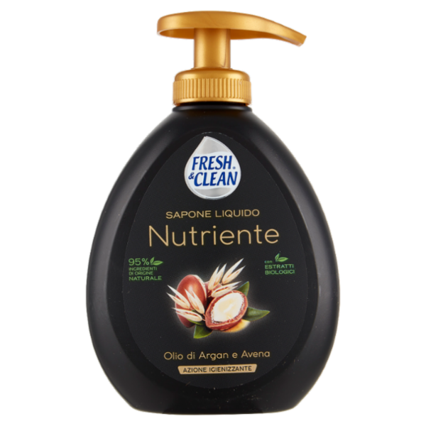 Fresh & Clean Sapone Liquido Nutriente Olio di Argan e Avena 300 ml