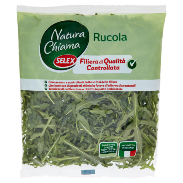 Selex Natura Chiama Rucola Lavata e Pronta per il Consumo 150 g