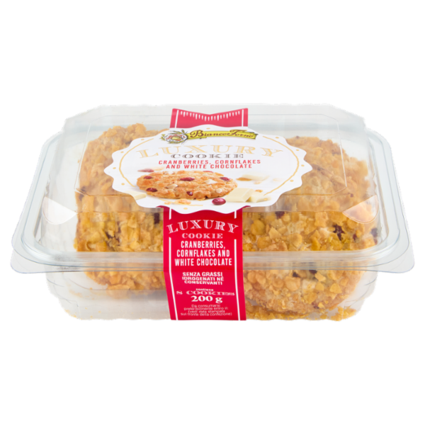 BiancoForno Luxury Cookie Cranberries, Cornflakes and White Chocolate 200 g