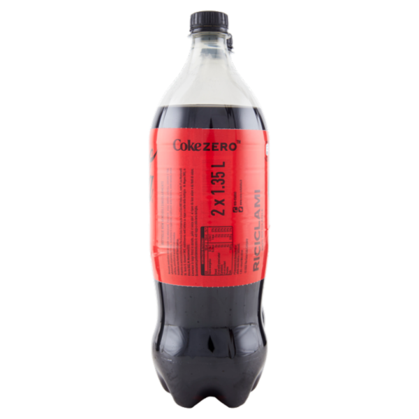COCA-COLA Zero Zuccheri PET 2 x 1,35 L