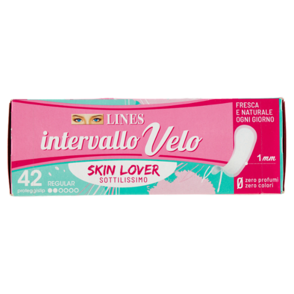 Lines intervallo Velo Skin Lover proteggislip Regular 42 pz