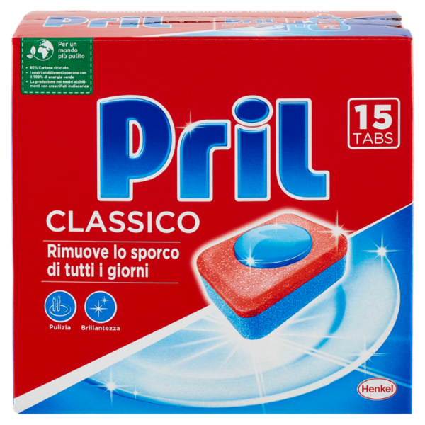 PRIL Tabs Classico 15 lavaggi 263g