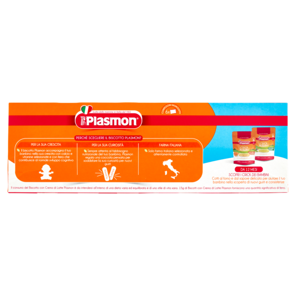 Plasmon il Biscotto dei bambini con Crema di Latte 240 g