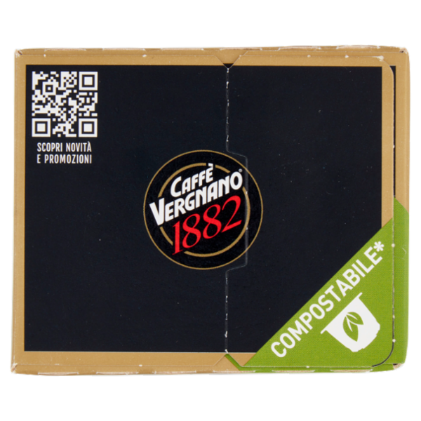 Caffè Vergnano 1882 Èspresso1882 Oro Compostabile** Capsule Compatibili Nespresso* 10 x 5 g