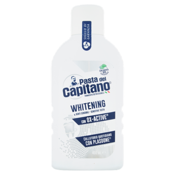 Pasta del Capitano Collutorio Whitening & Denti Sensibili 400 ml