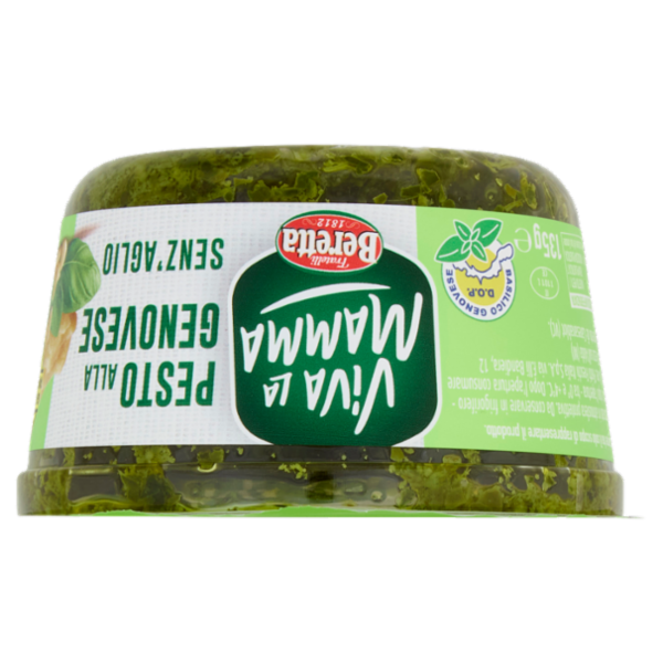 Fratelli Beretta Viva la Mamma Pesto alla genovese Senz'Aglio 135 g