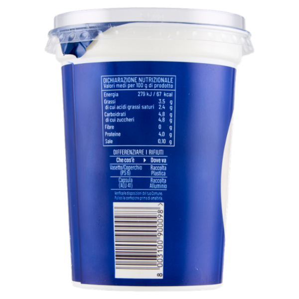 Selex Yogurt Intero Bianco 500 g