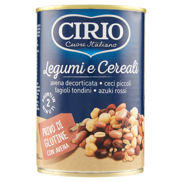 Cirio Legumi e Cereali Privo di Glutine con Avena 410 g