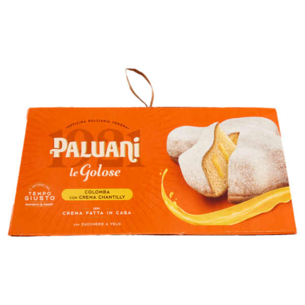 Paluani Colomba di Pasticceria Farcita con Delicata Crema Chantilly 750 g