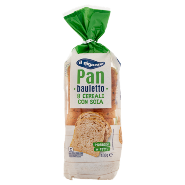 IL GIGANTE Pan bauletto 8 Cereali con Soia 400 g
