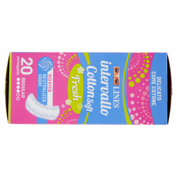 Lines intervallo Cotton Soft Fresh proteggislip Regular Disteso 20 pz