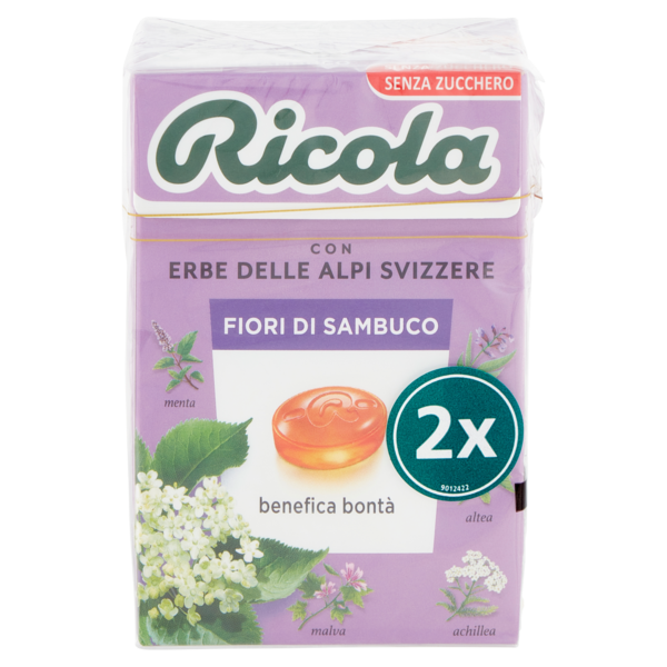 Ricola Fiori di Sambuco 2 x 50 g