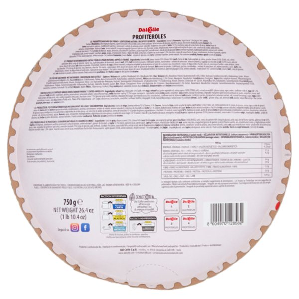 Dal Colle Profiteroles 750 g