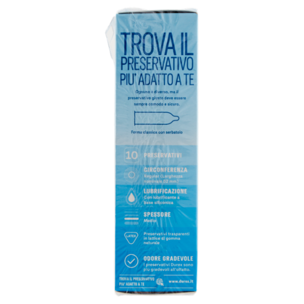 Durex Preservativi Settebello Classico, 10 Profilattici
